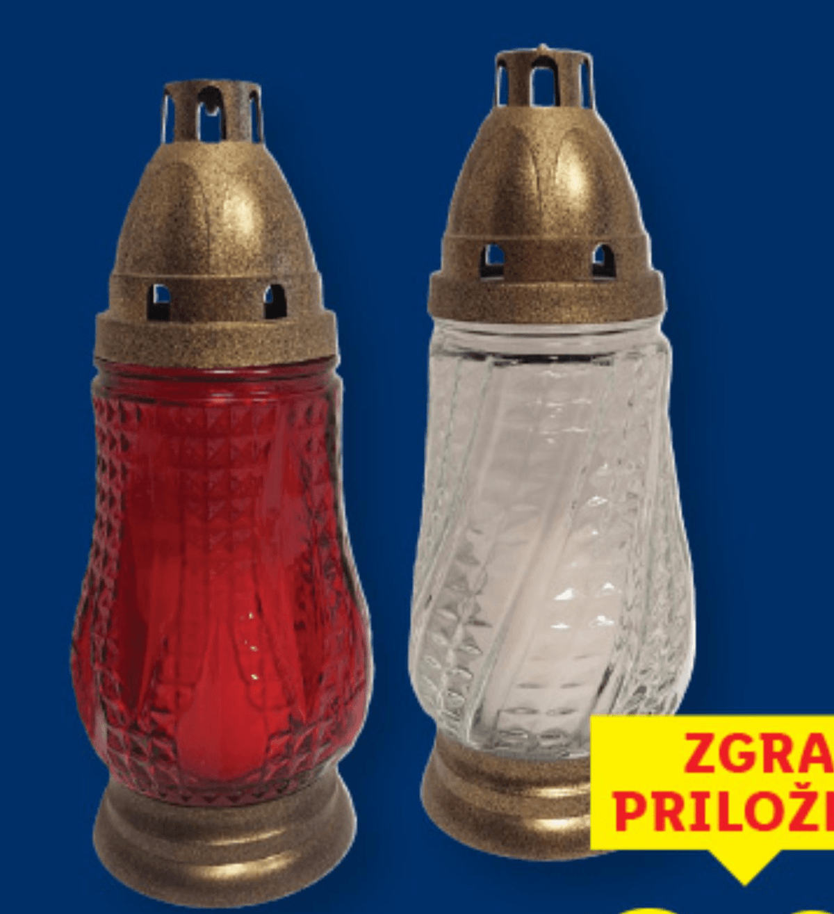 Nagrobna sveča Kalia 1 kos - Akcija v trgovini Lidl