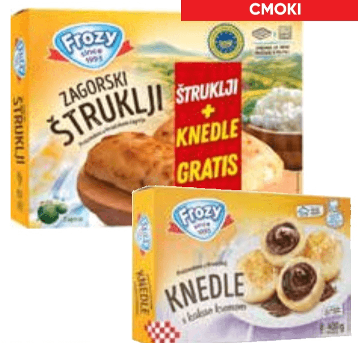 Zagorski štruklji Frozy 540 g - Akcija v trgovini Tuš