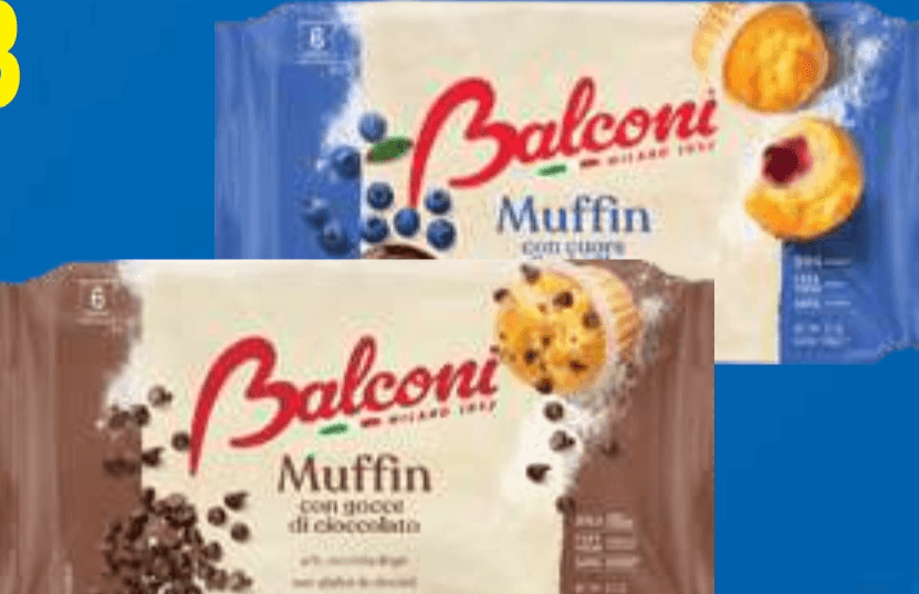 Muffini Balconi 6x 43 g ali 6x 40 g - Akcija u trgovini E.Leclerc