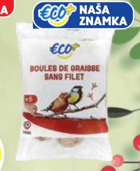 Lojne pogače za ptice 6x 90 g Eco - Akcija v trgovini E.Leclerc