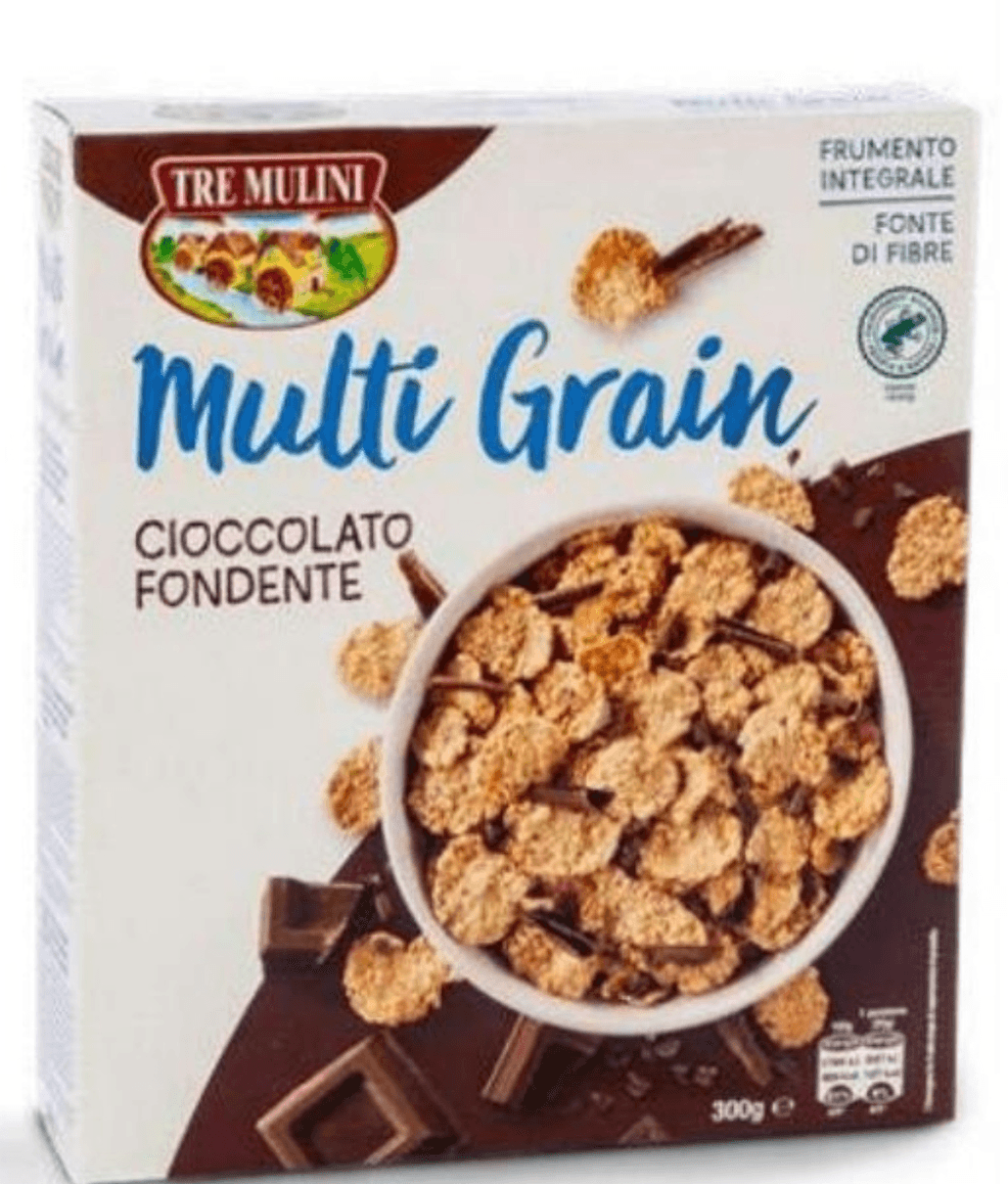 Kosmiči s temno čokolado 300 g TRE MULINI - Akcija v trgovini Eurospin