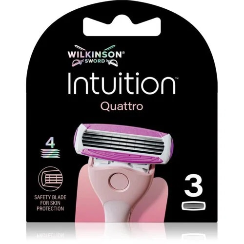 Wilkinson Sword Intuition Quattro nadomestne britvice 3 kosi Akcija v trgovini Dm