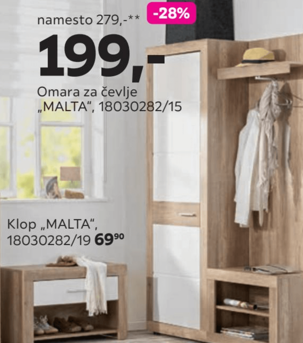 Omara za čevlje „MALTA" - Akcija v trgovini Mömax