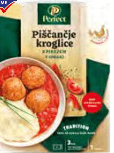 Piščančje kroglice s pirejem 400 g Perfect - Akcija v trgovini Jager