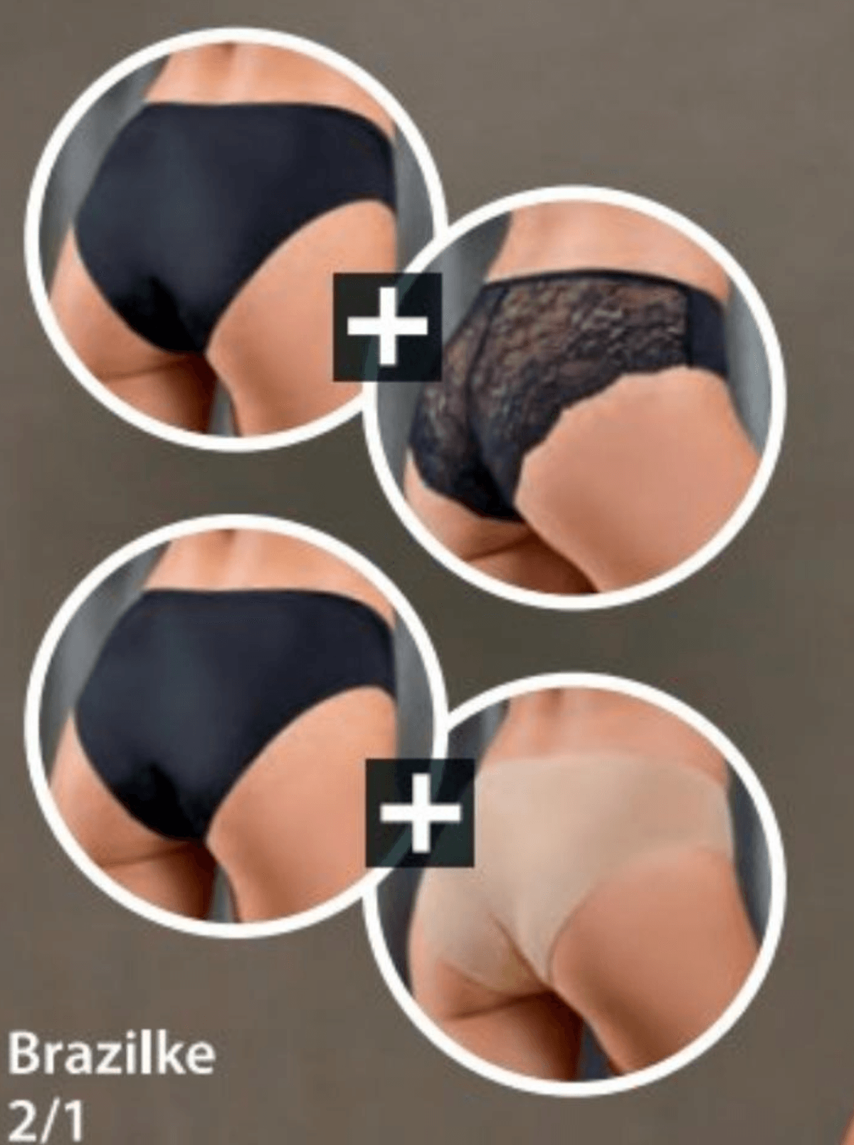 Brazilke 2/1 Body Collection - Akcija v trgovini NKD