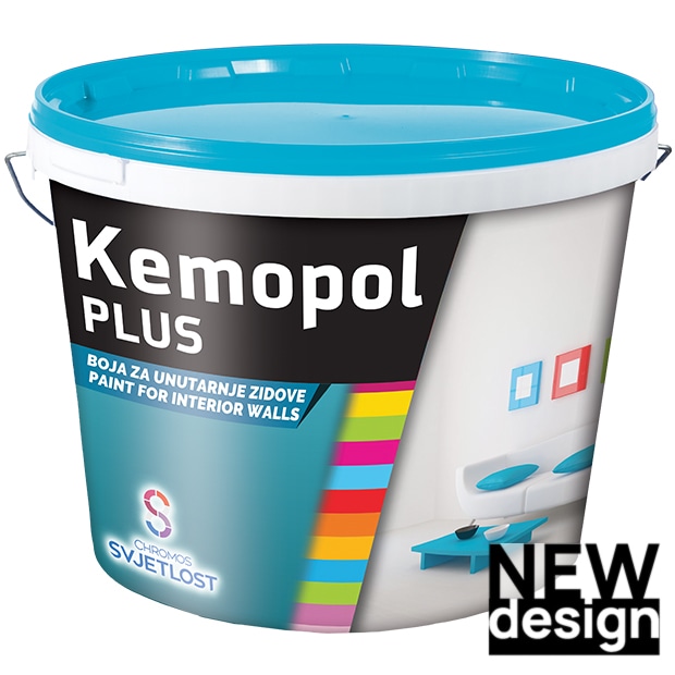 Notranja stenska barva KEMOPOL PLUS 15 l - Akcija v trgovini Pevex