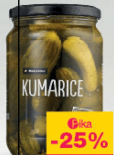 Kumarice BIO Natureta paket 4 x 280 g - Akcija v trgovini Mercator