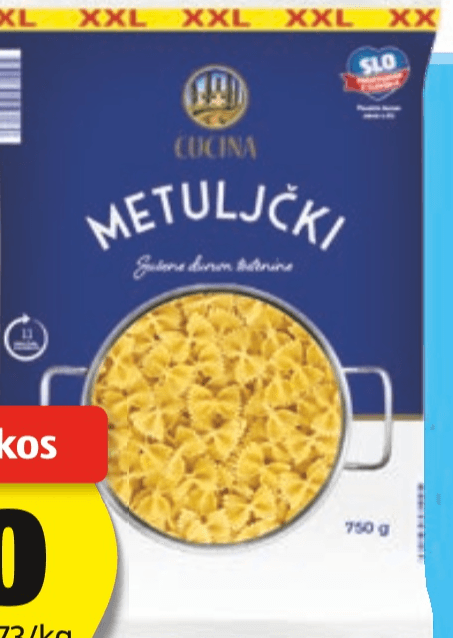 Cucina metuljčki XXL 750 g - Akcija v trgovini Hofer
