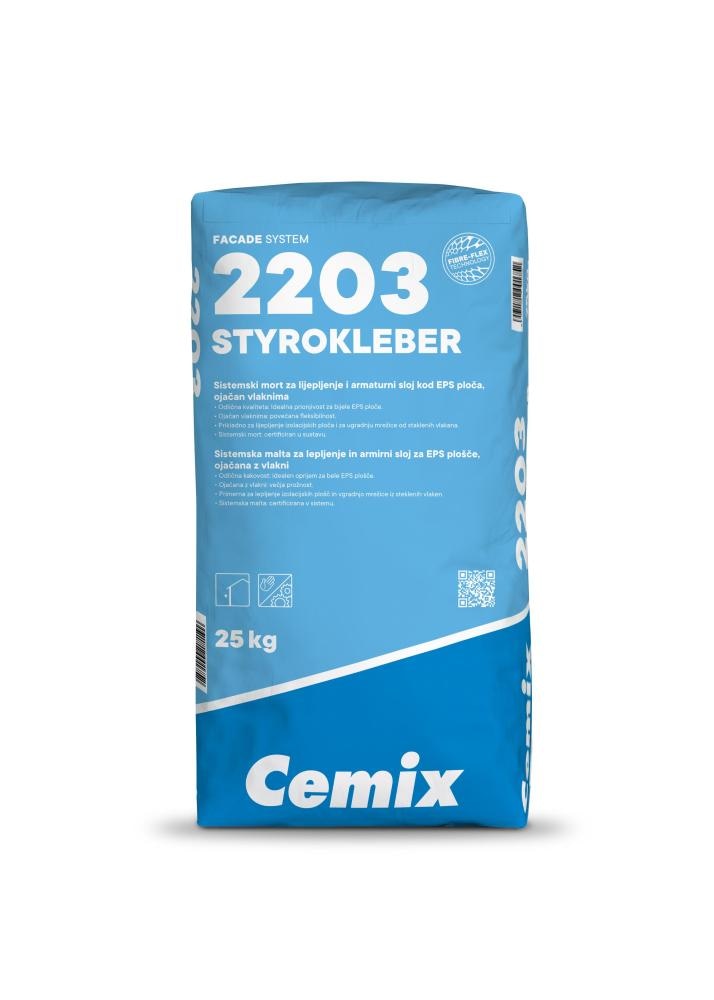 Fasadno lepilo Cemix 2203 Styrokleber 25 kg - Akcija v trgovini Pevex