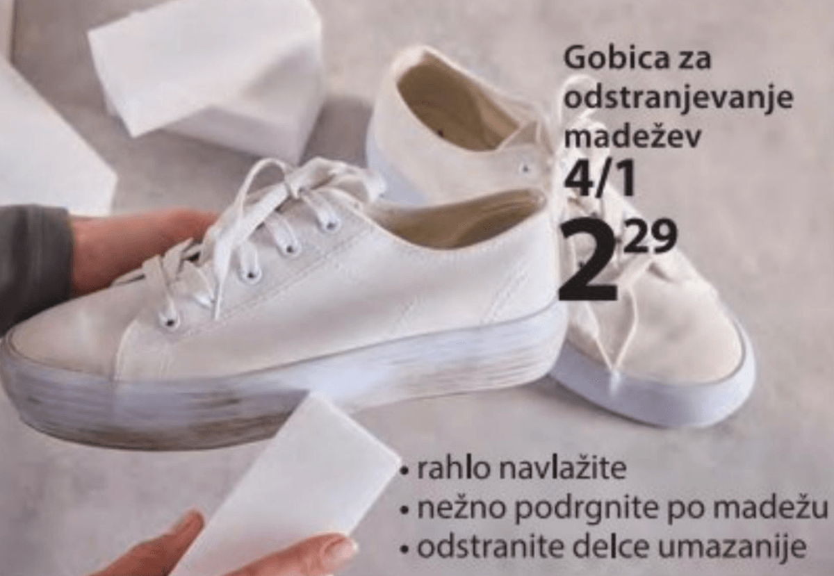 Gobica za odstranjevanje madežev 4 kosi - Akcija v trgovini NKD