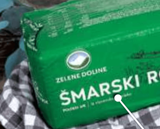 Sir Dolinar ali Šmarski Rok ZELENE DOLINE - Akcija v trgovini E.Leclerc