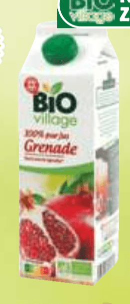 BIO Village 100% Sadni sok 1 l - Akcija v trgovini E.Leclerc