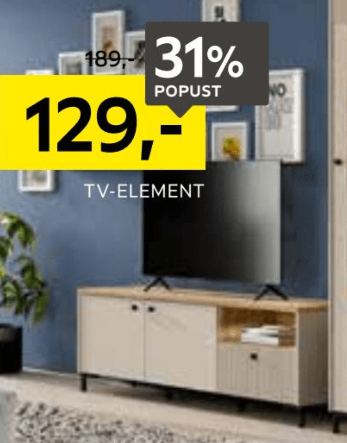 TV-element - Akcija v trgovini Lesnina