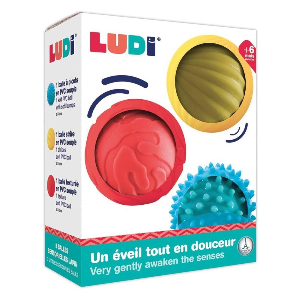 Senzorične žoge LUDI - Akcija v trgovini Baby Center