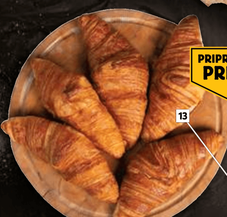 Masleni rogljiči 5 kos - Akcija v trgovini E.Leclerc