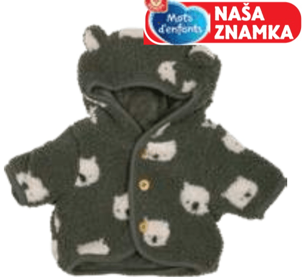 Deška topla jopa Mots d'enfants - Akcija v trgovini E.Leclerc