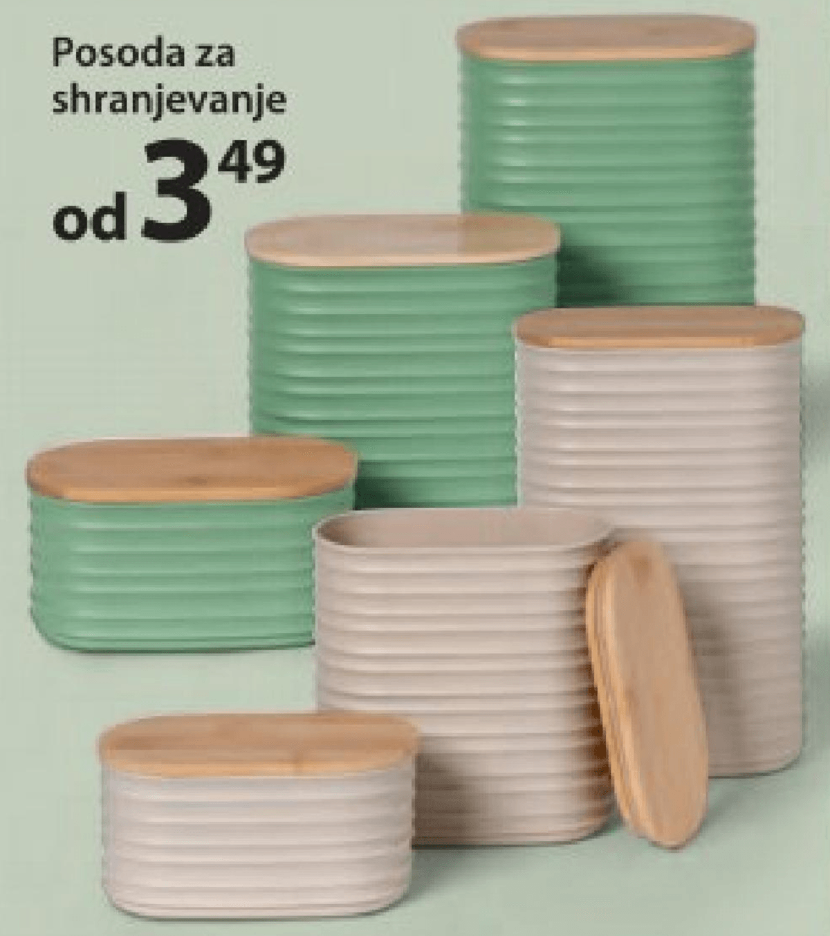 Posoda za shranjevanje - Akcija v trgovini NKD