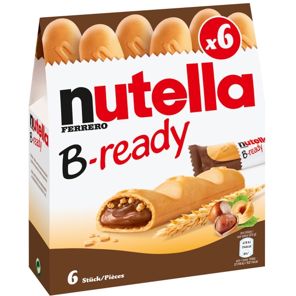 B-Ready vaflji Nutella 132 g Ferrero - Akcija v trgovini Spar