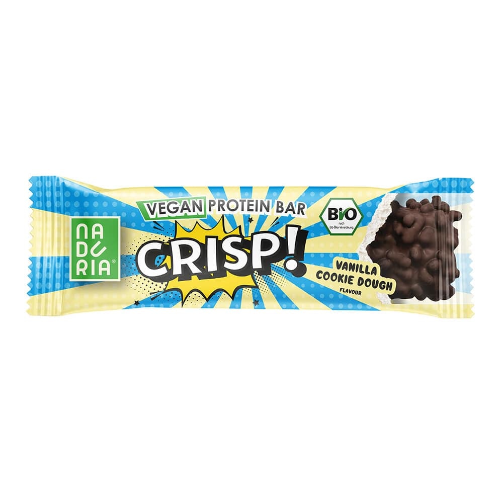 NADURIA veganska proteinska ploščica CRISP! 45 g - Akcija v trgovini Mueller