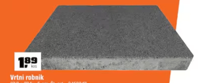 Vrtni robnik 37,7 x 27,5 x 5 cm - Akcija v trgovini Obi