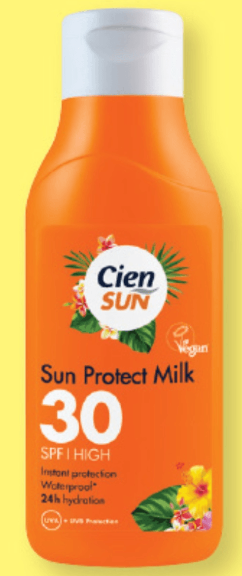 Cien SUN Mleko za sončenje 250 ml - Akcija v trgovini Lidl