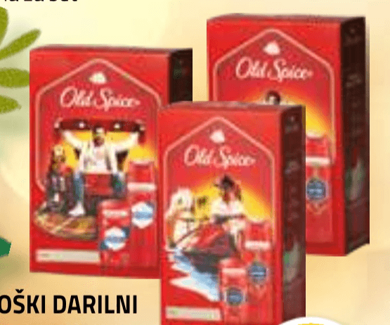 MOŠKI DARILNI SET OLD SPICE - Akcija v trgovini E.Leclerc