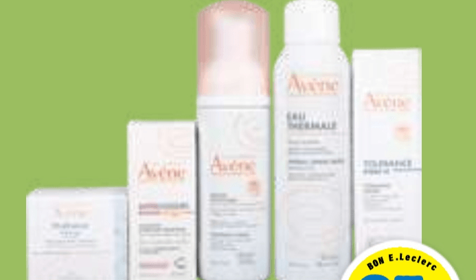Avene Dermatološki izdelki za čiščenje in vlaženje kože - Akcija v trgovini E.Leclerc