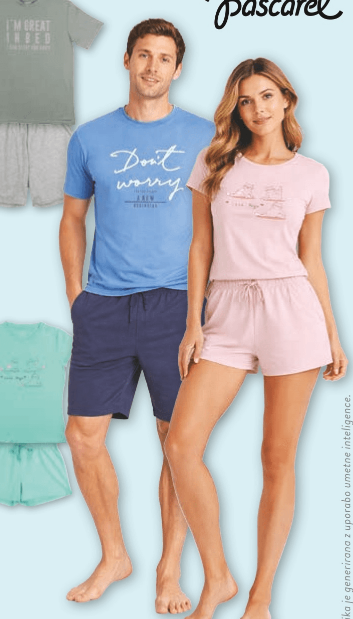 Pižama Pascarel - Akcija v trgovini Spar