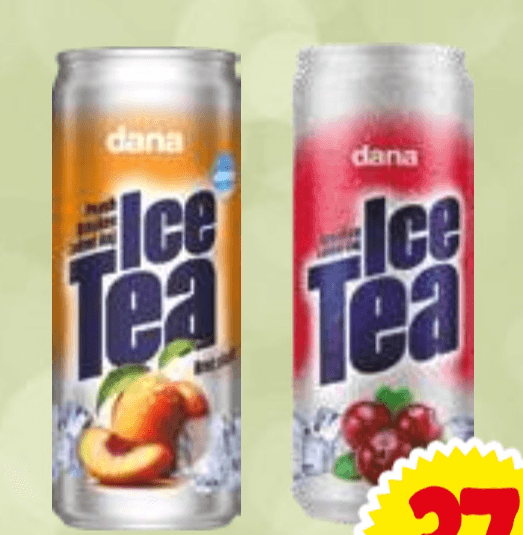 Ledeni čaj Dana 0,33 l - Akcija v trgovini E.Leclerc