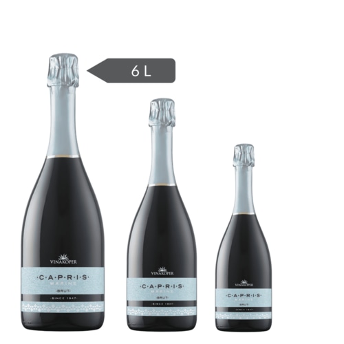 Vinakoper Capris Marine brut peneče vino 0,75 L - Akcija v trgovini Kompas Shop