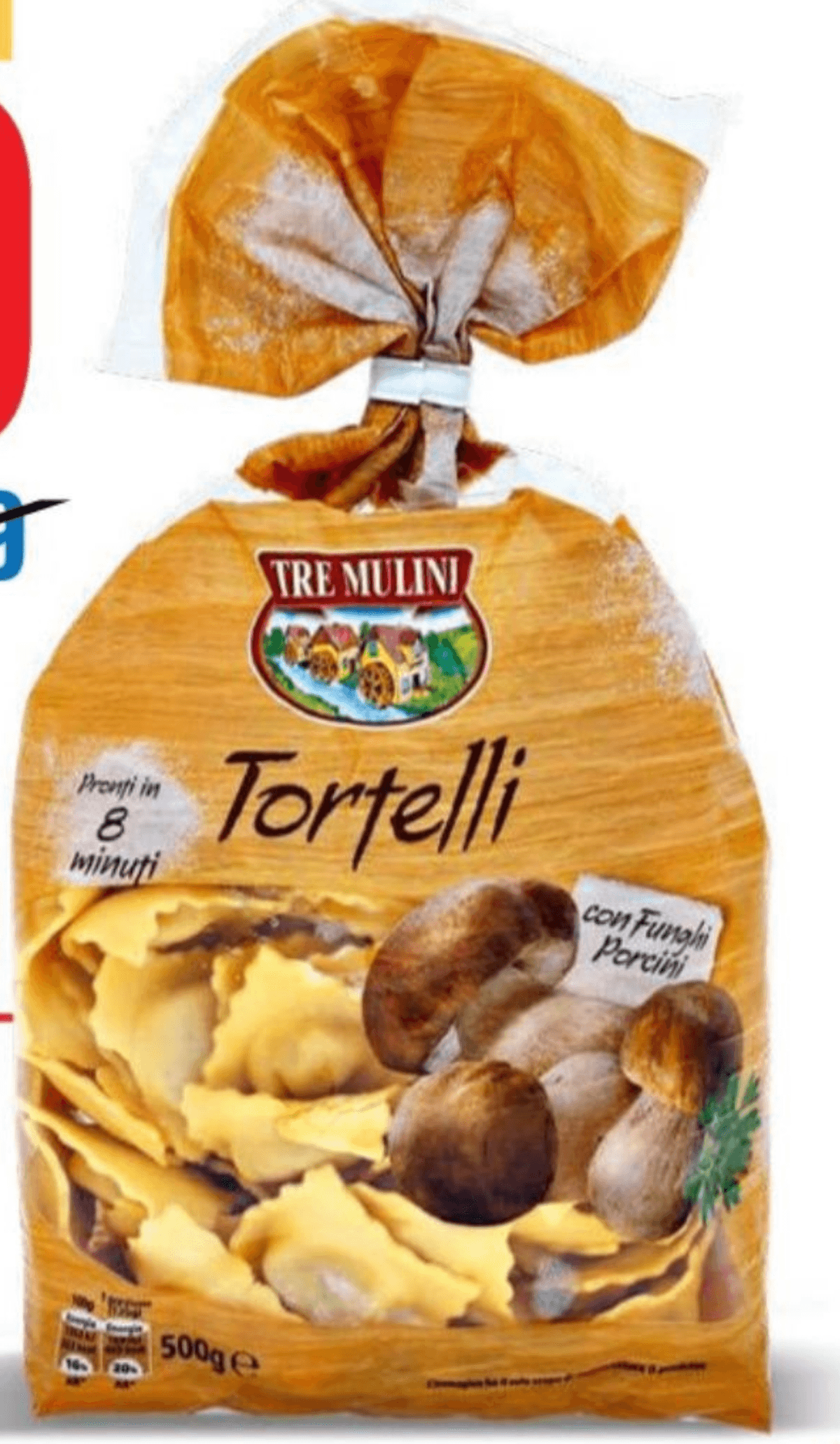 TORTELLI Z JURČKI 500 g TRE MULINI - Akcija v trgovini Eurospin