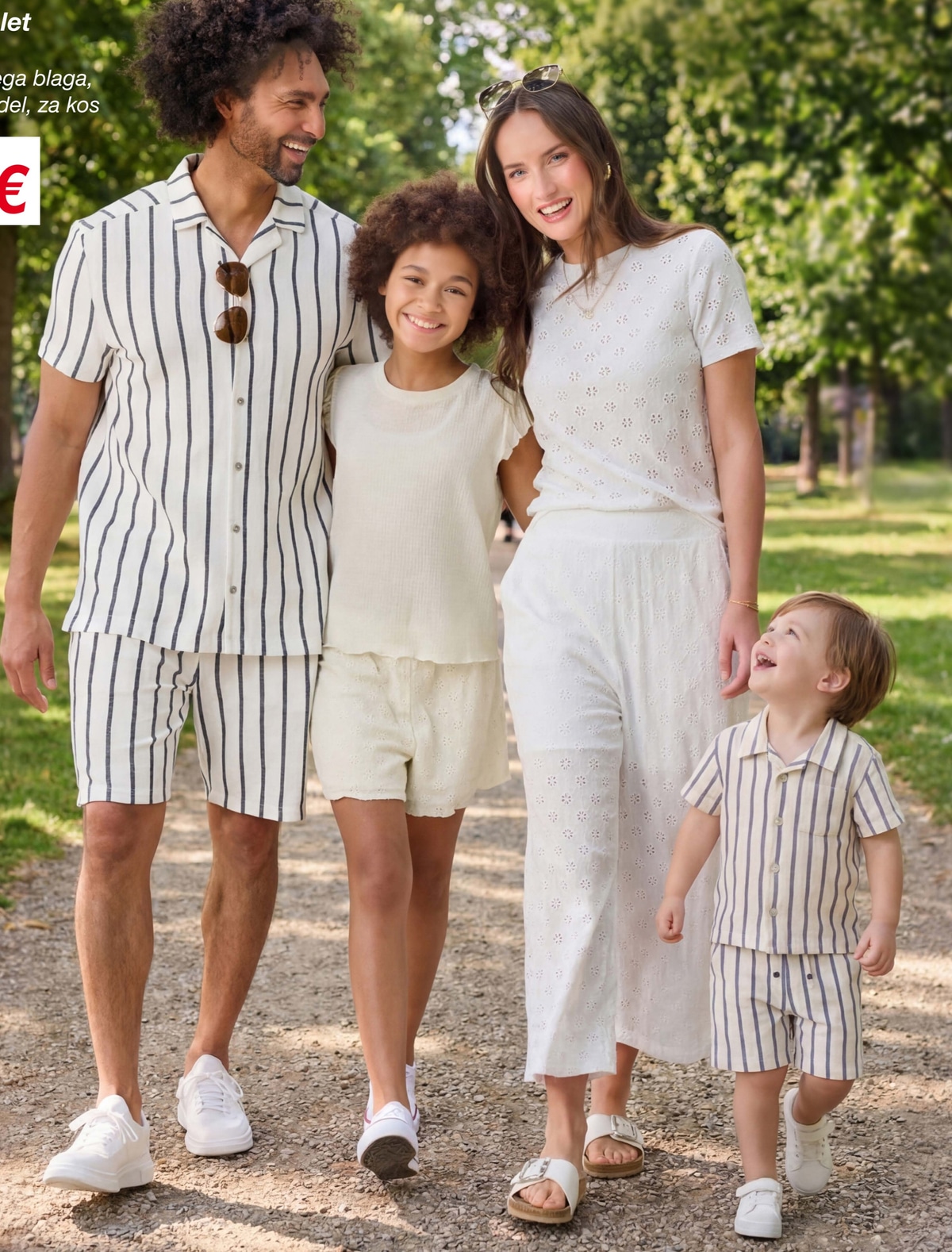 Dvodelni komplet za vso družino - Akcija v trgovini Kik