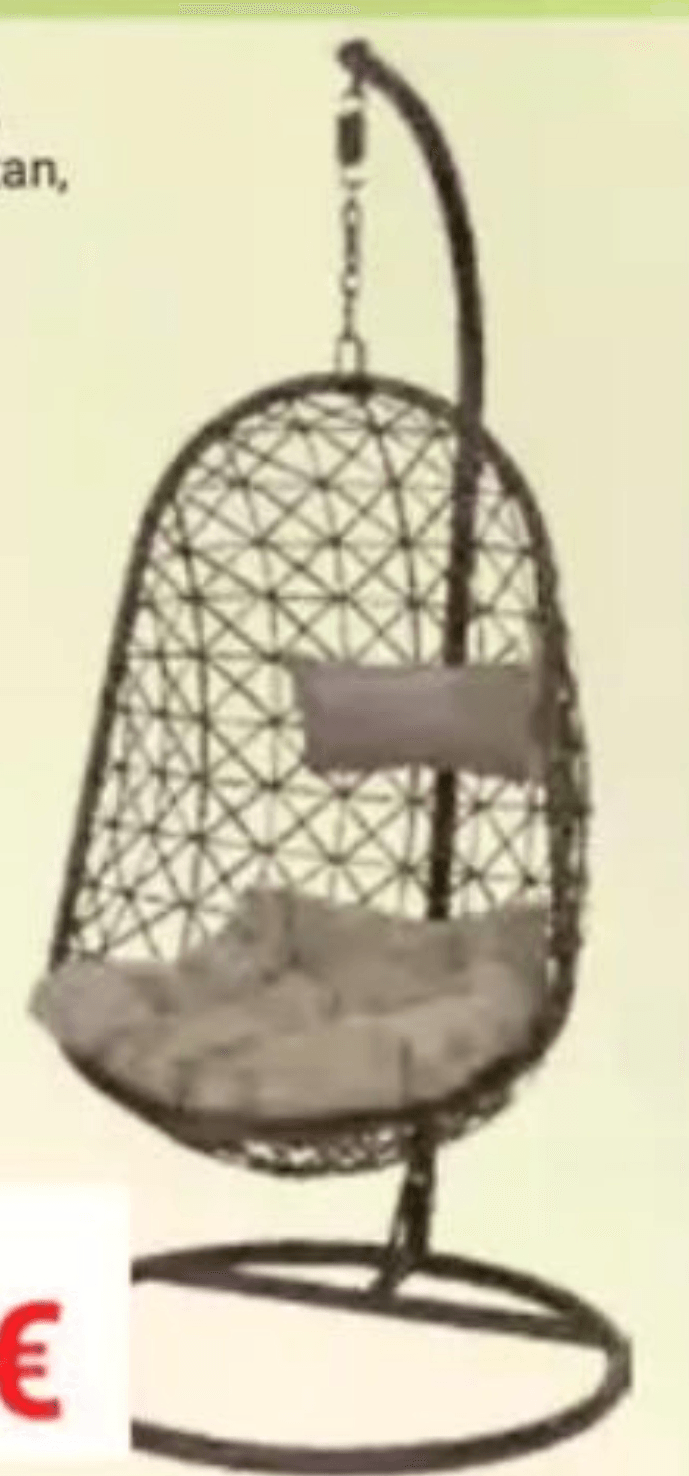 Viseči stol BOLOGNA - Akcija v trgovini Pevex