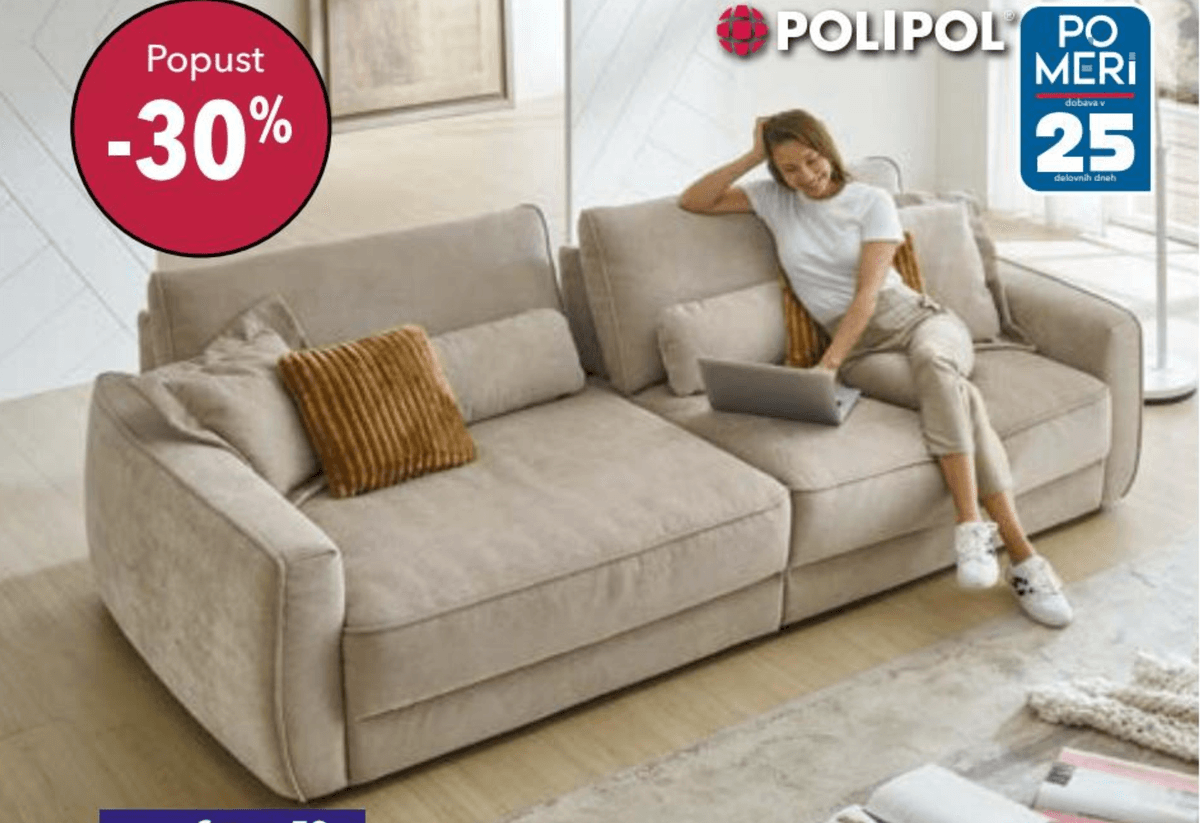 2-sed ALESSIA POLIPOL - Akcija v trgovini Harvey Norman