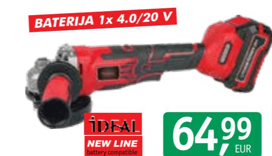 Aku udarni vijačnik Ideal New Line DPCI2081S Akcija v trgovini Jager