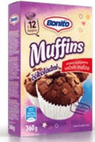 Bonito čokoladni muffin 360 g Akcija v trgovini Jager