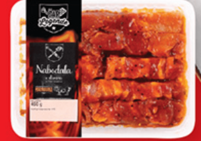 ŽAR LEGENDE Sveža marinirana svinjska nabodala 460 g - Akcija v trgovini Lidl