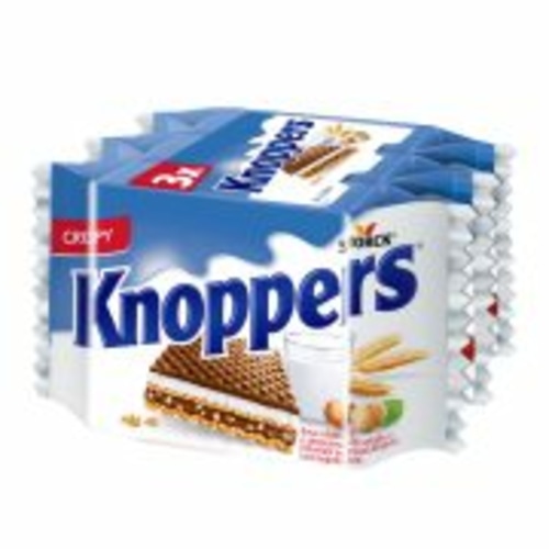 Napolitanke Knoppers 3x 25 g - Akcija v trgovini E.Leclerc