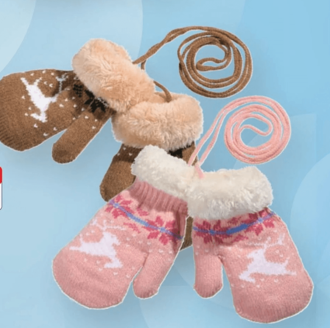 Ulala! otroške rokavičke z vrvico - Akcija v trgovini Dm