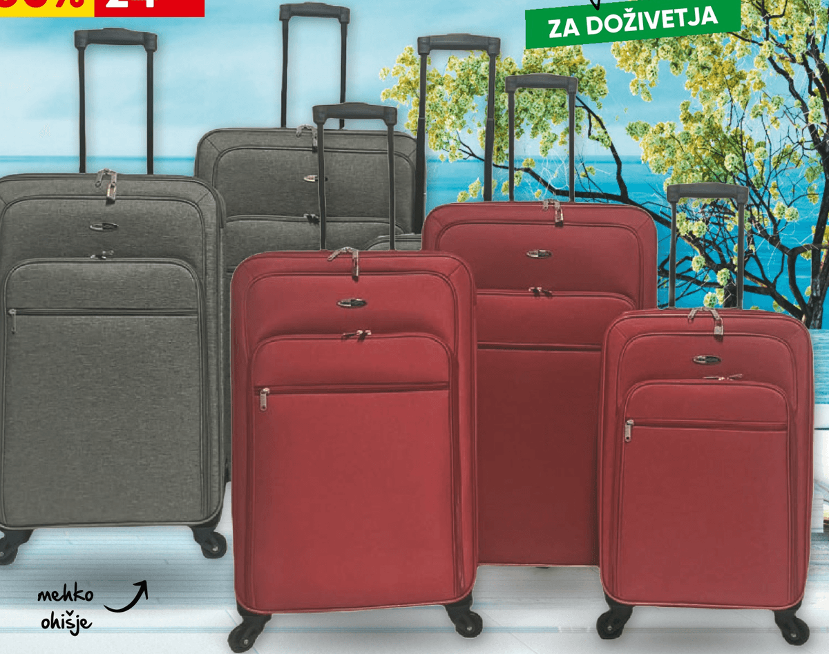 Potovalni kovček New York - Akcija u trgovini Spar