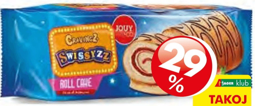 Rolada Jagoda 150 g Cravingz - Akcija v trgovini Jager