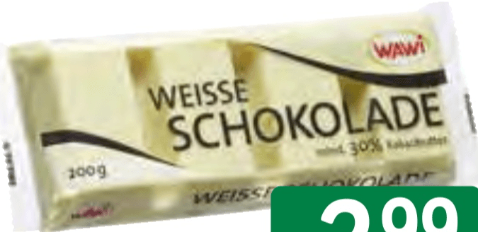 Bela čokolada 200 g Wawi - Akcija v trgovini Jager