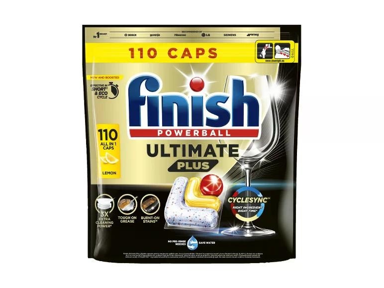Finish kapsule Ultimate Plus 110 kapsul Akcija v trgovini Lidl