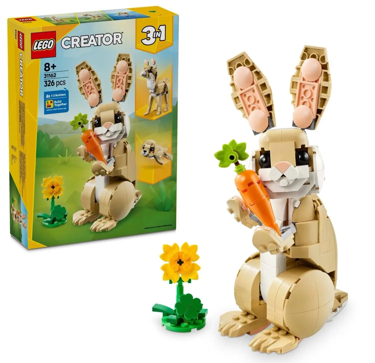 LEGO Ljubki Zajček 31162 ali Okrasen Pirh 40816 326 pcs - Akcija v trgovini E.Leclerc