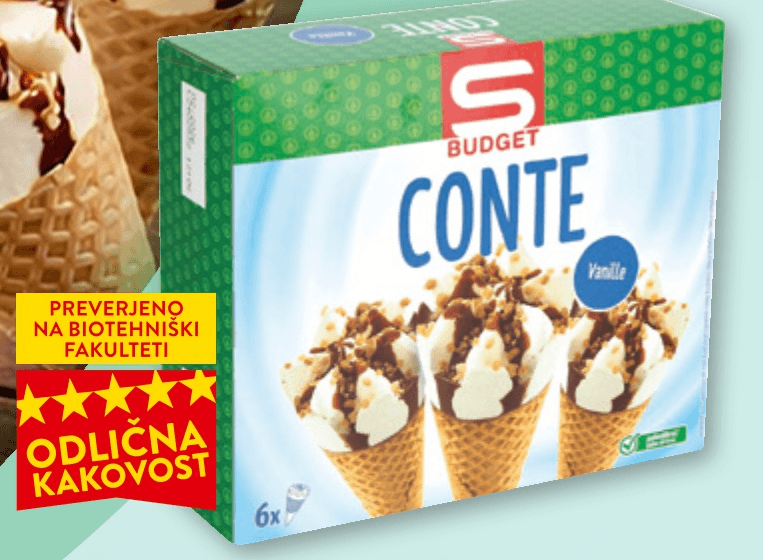 Budget Conte 6 x 120 ml - Akcija v trgovini Spar