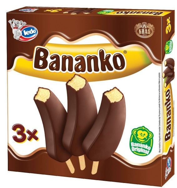 Ledo Bananko 3 x 85 ml - Akcija v trgovini Lidl
