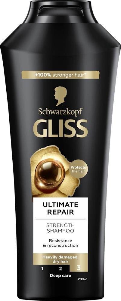 Šampon in regenerator za lase Gliss 400 ml + 200 ml Akcija v trgovini E.Leclerc