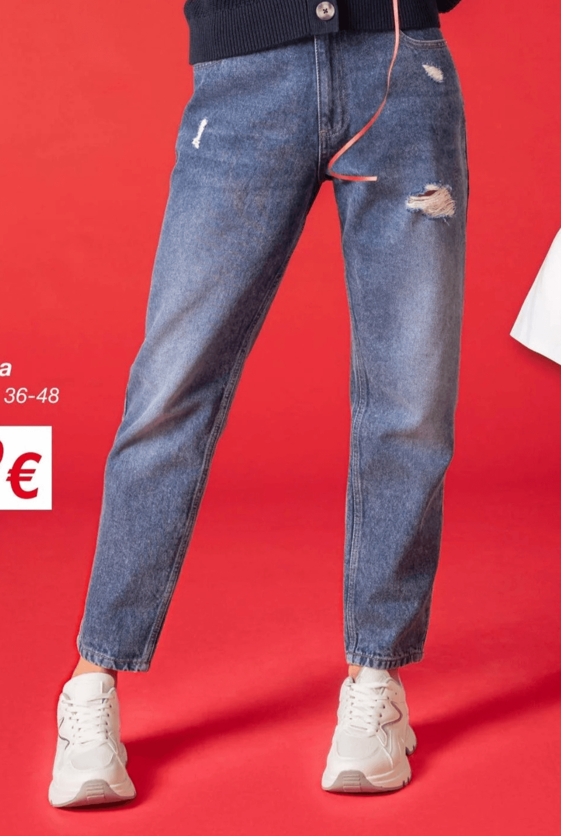 Ženske hlače iz jeansa - Akcija v trgovini Kik