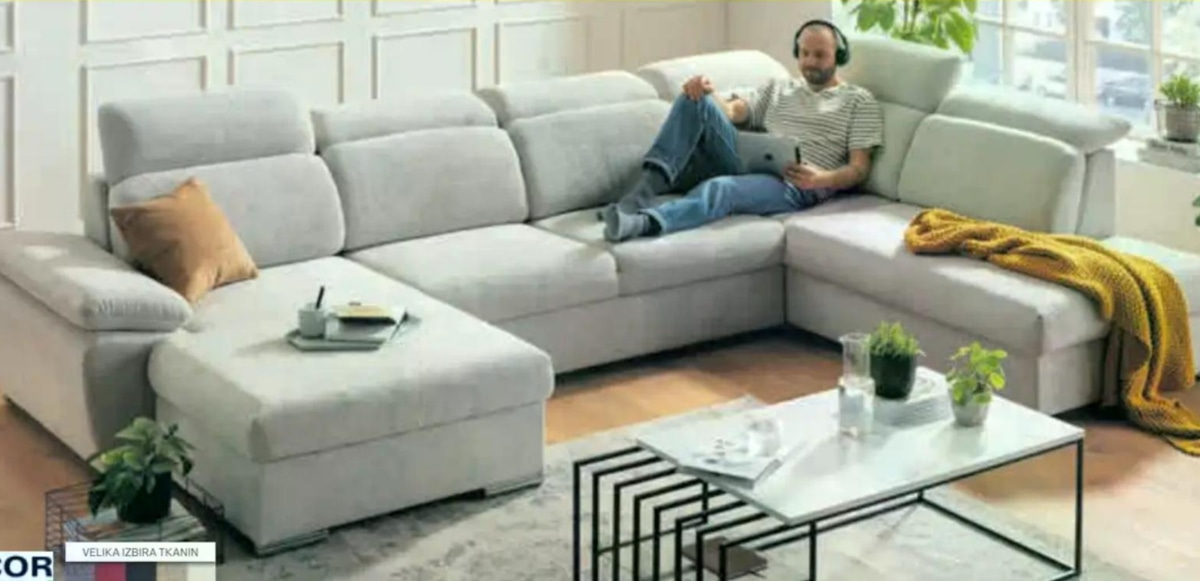 Sedežna garnitura UNICOR - Akcija v trgovini Rutar