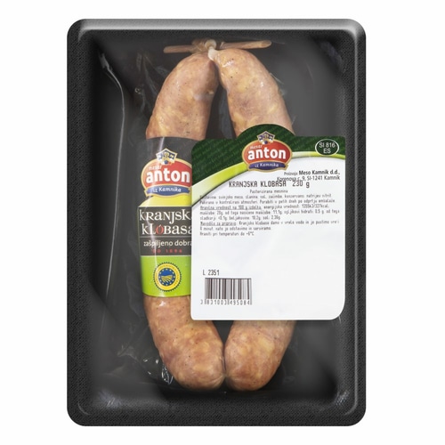 Kranjska klobasa Anton 230 g - Akcija v trgovini E.Leclerc
